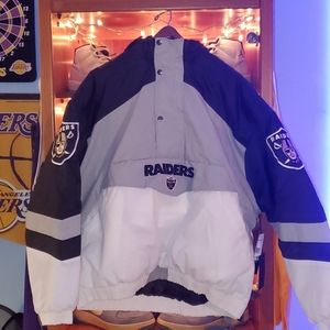 Oakland Raiders Pullover Anorak Jacket